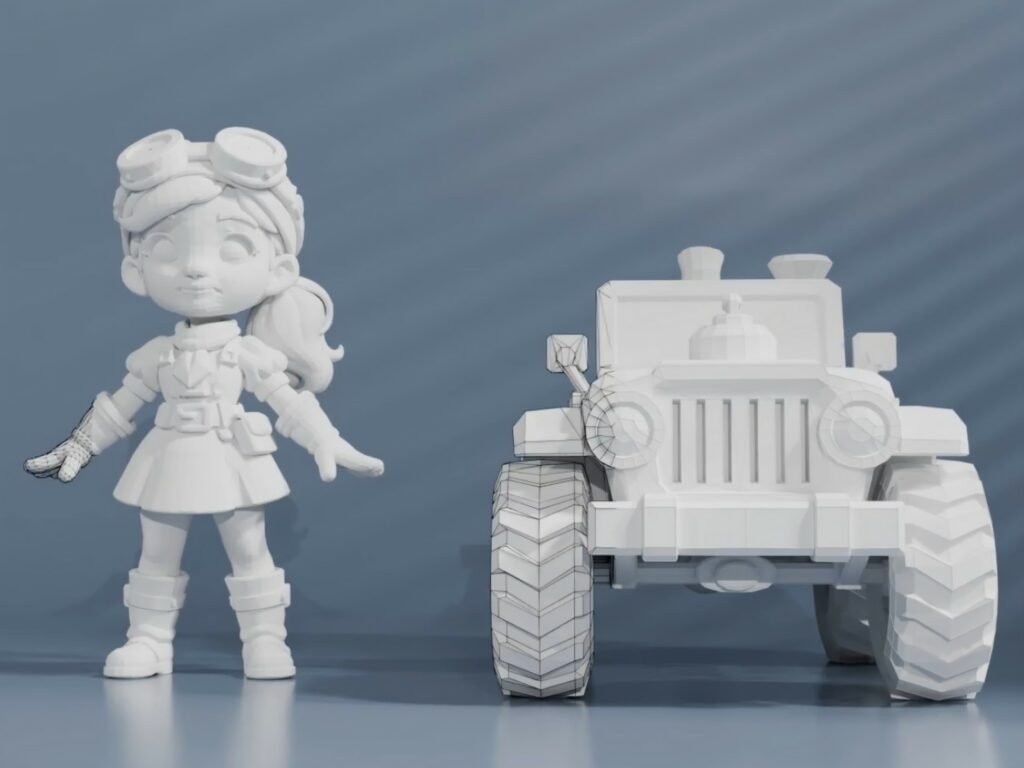 tencent Hunyuan3D PolyGen generating 3d assets generation ai model artificial intelligence game deve.jpeg