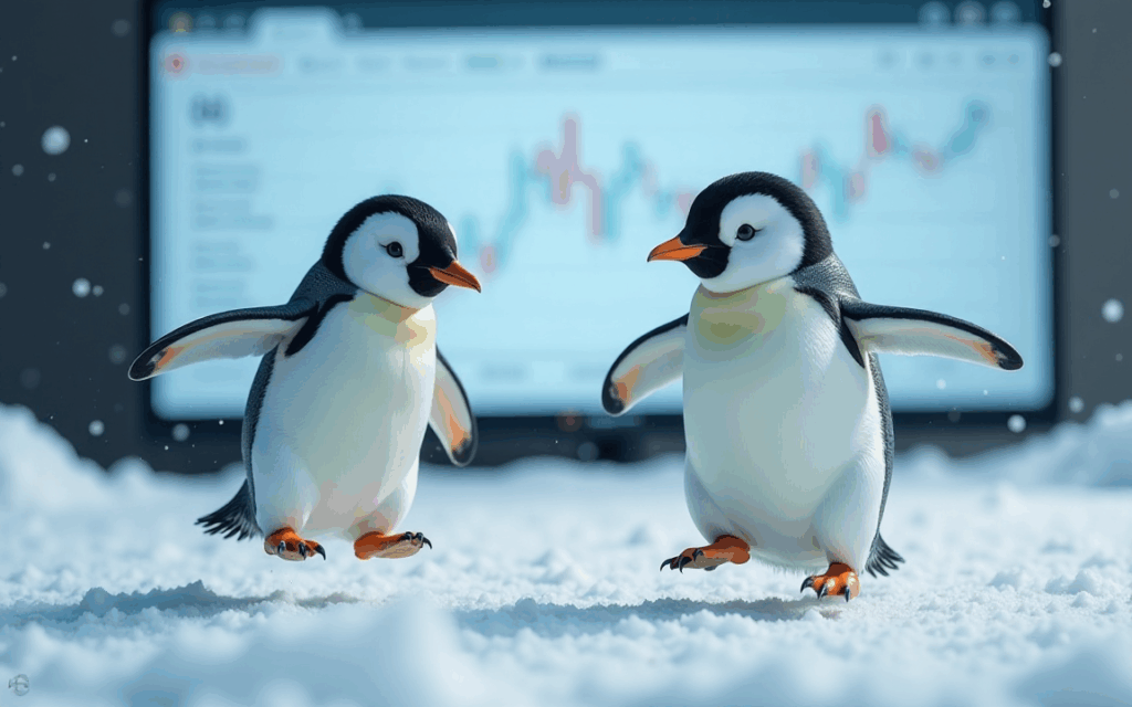 Striking similarities between current Pudgy Penguins trajectory and PEPEs past breakout.png